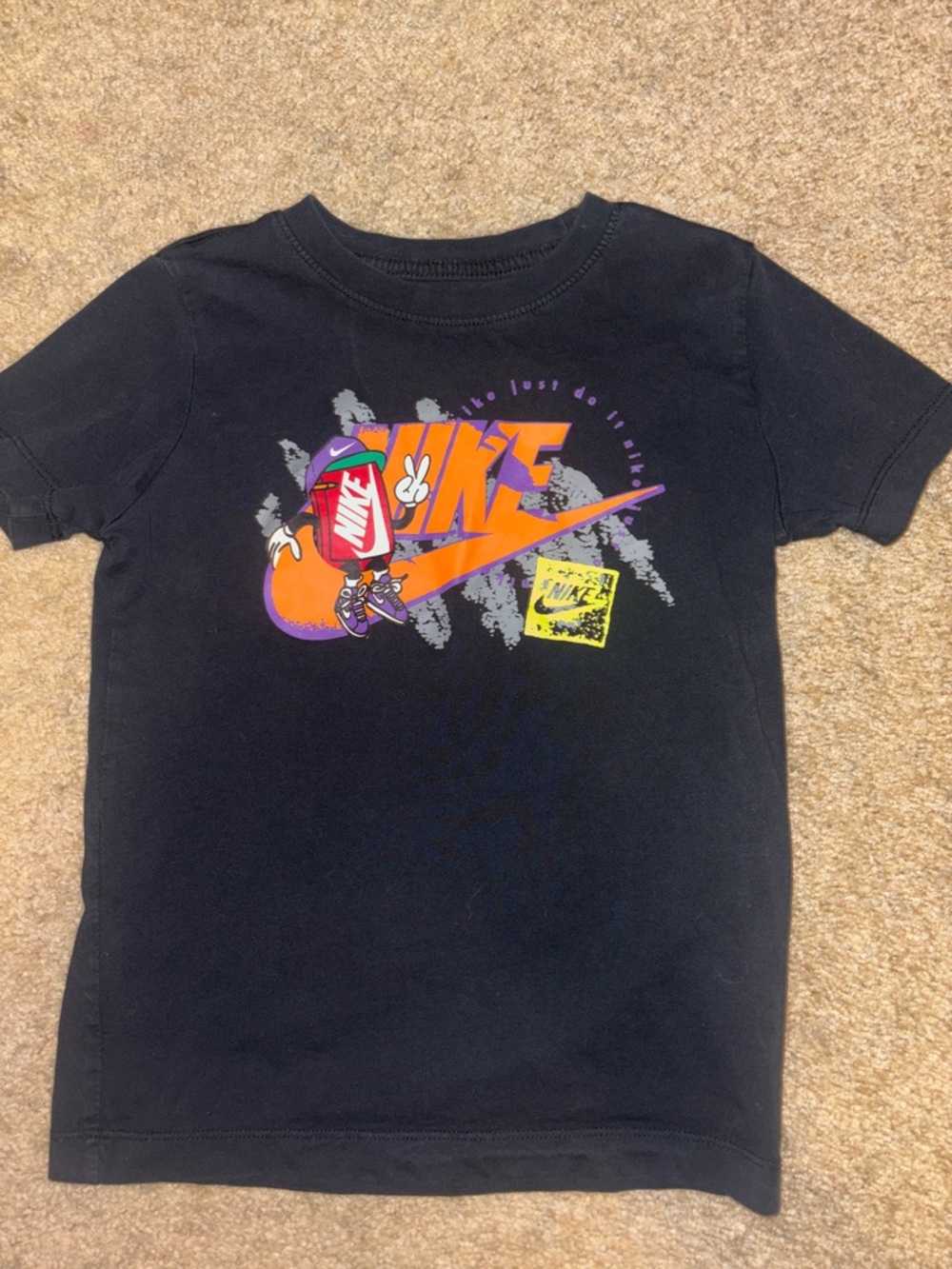 Nike Black Kids Graphic Tee